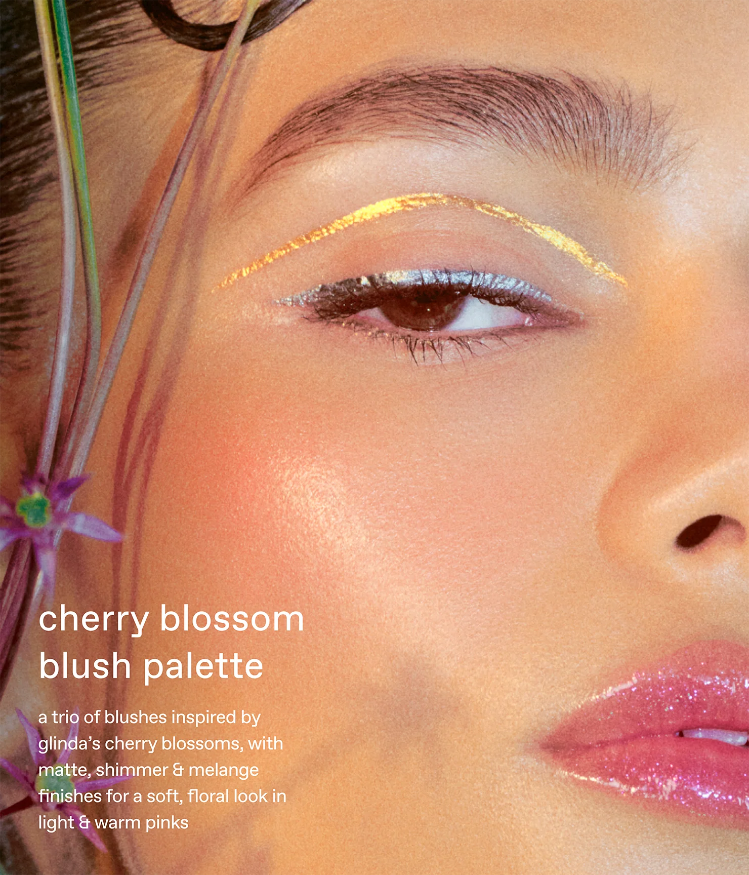 r.e.m. beauty x Wicked: For Good Cherry Blossom Blush Palette - Image 7