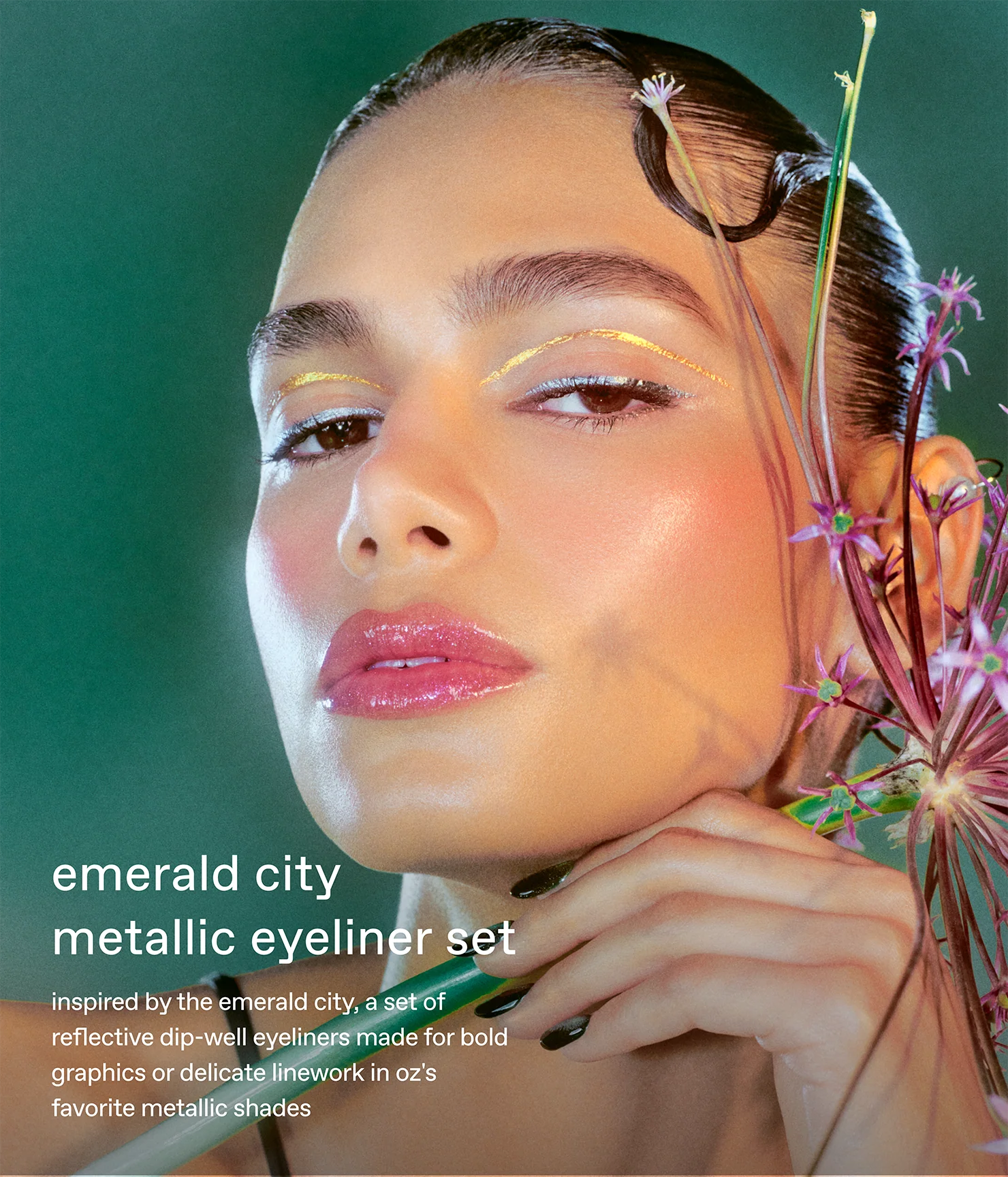 r.e.m. beauty x Wicked: For Good welcome to oz eyeshadow & eyeliner set - Image 5