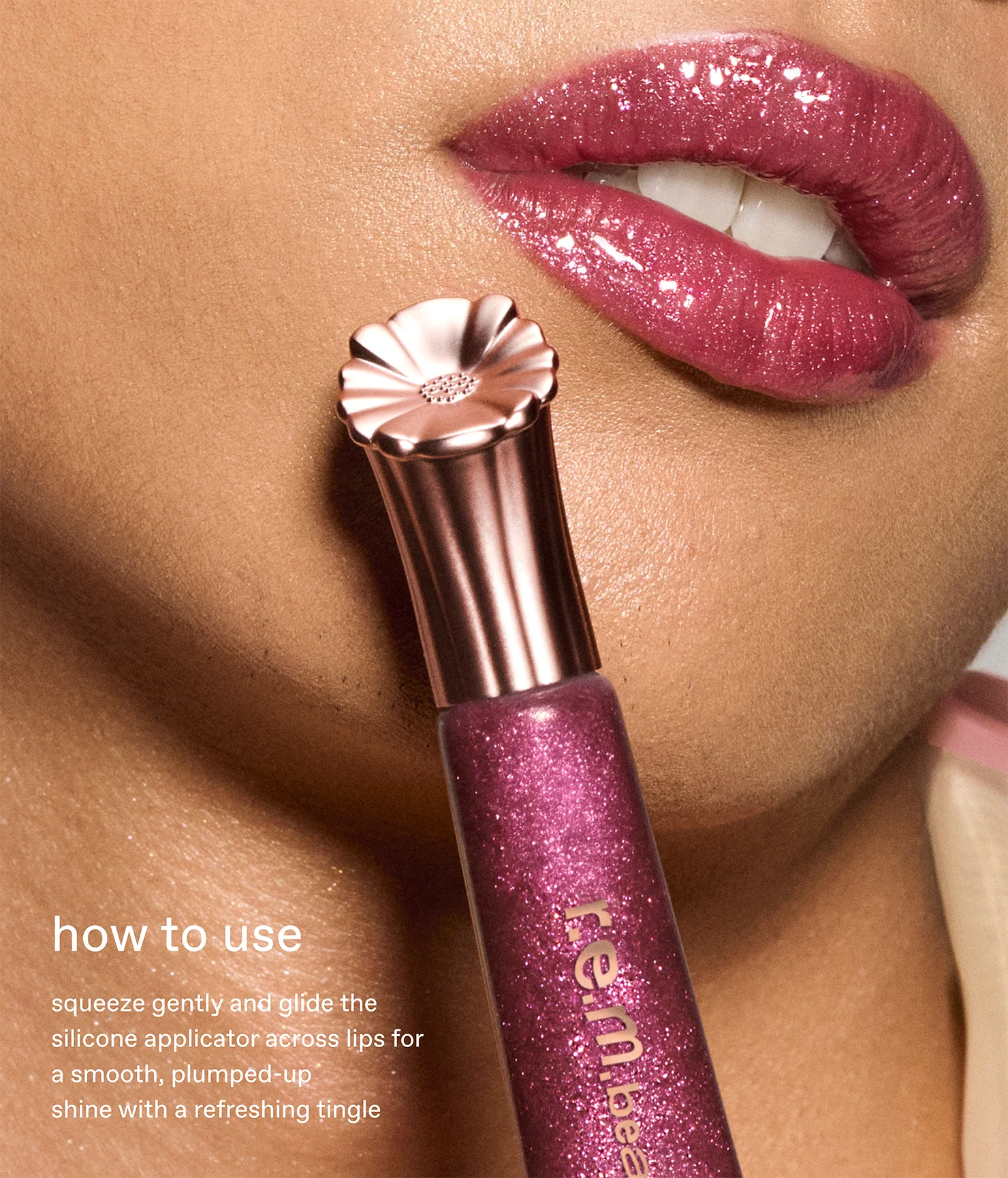 r.e.m. beauty x Wicked: For Good Poppy Plumping Lip Gloss - Image 15