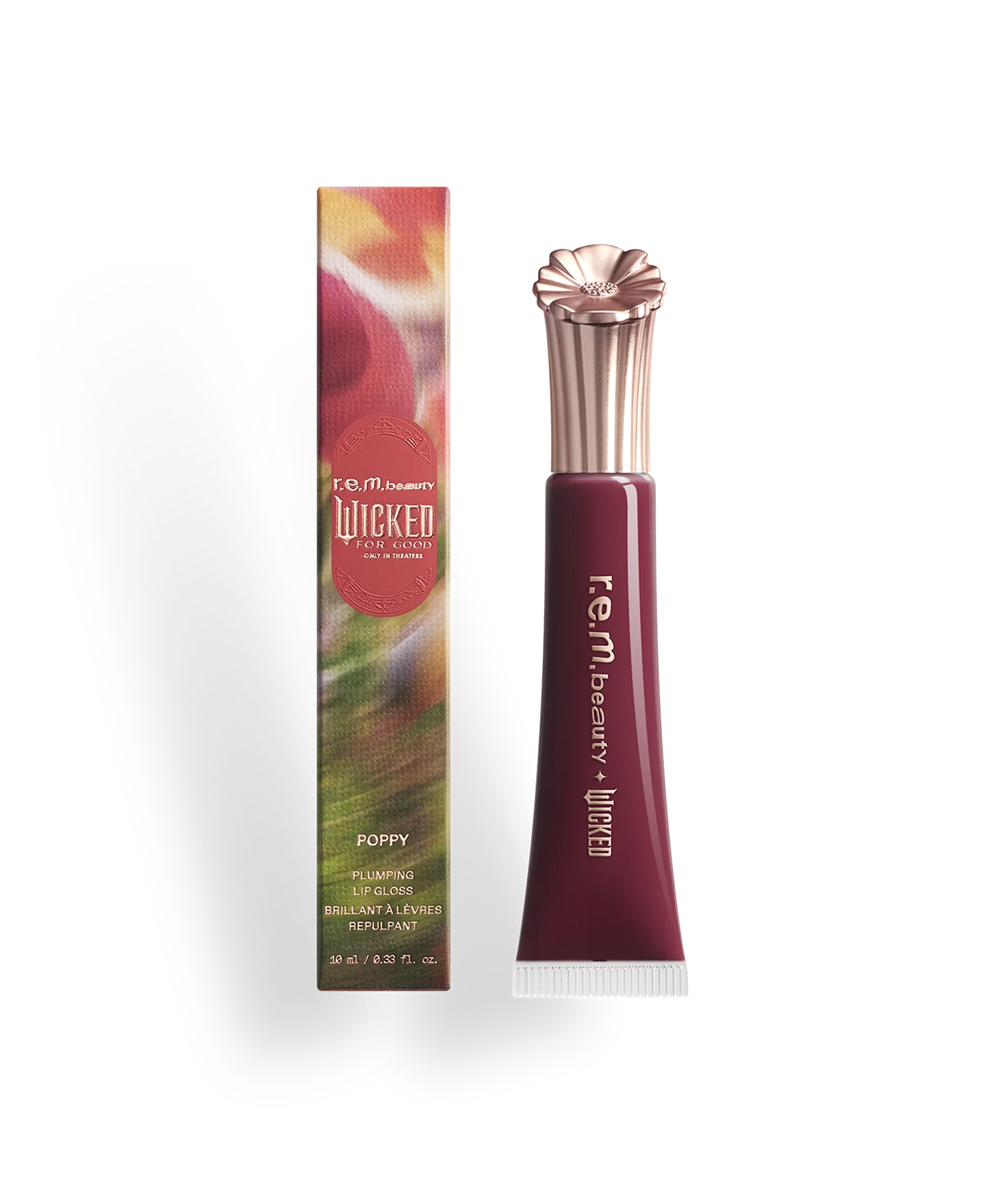 r.e.m. beauty x Wicked: For Good Poppy Plumping Lip Gloss - Image 3
