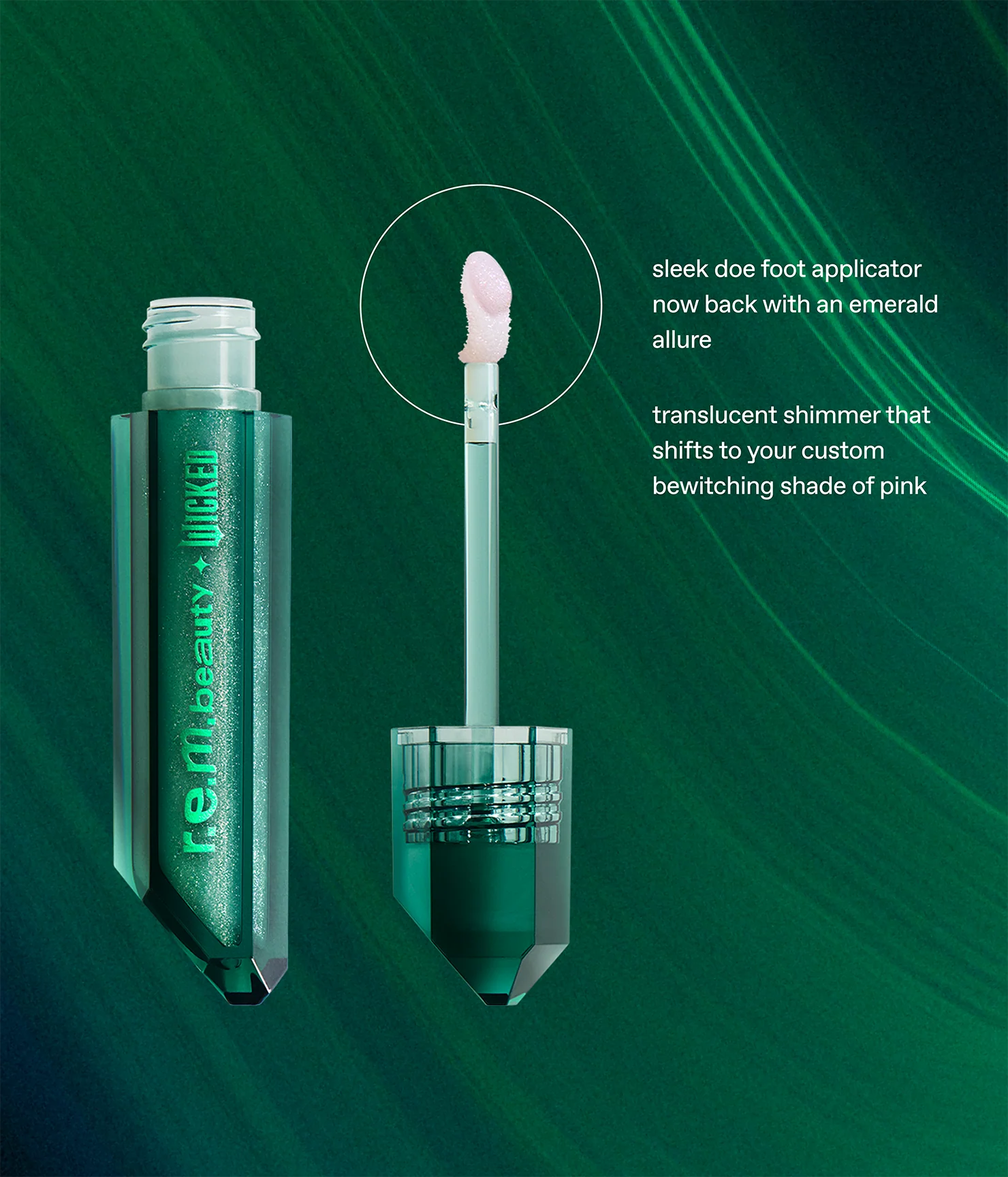 r.e.m. beauty x Wicked: For Good So Popular pH Adaptive Lip Oil - Image 6